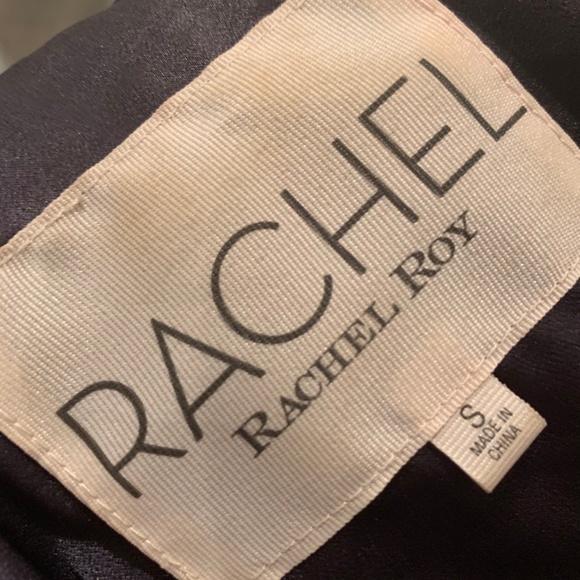 Rachel Roy | Faux Fur Asymetrical Zip-Front Vest - Picture 3 of 7